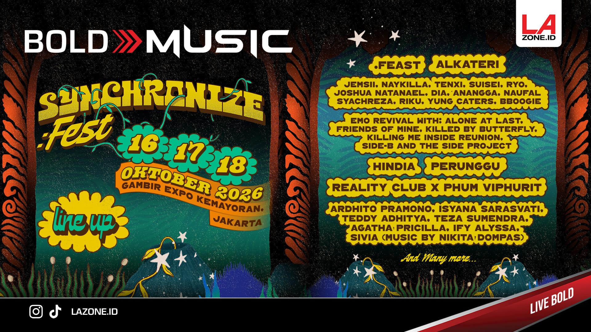 synchronize fest line up 2026